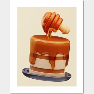 Yummy Honey Cake Posters and Art